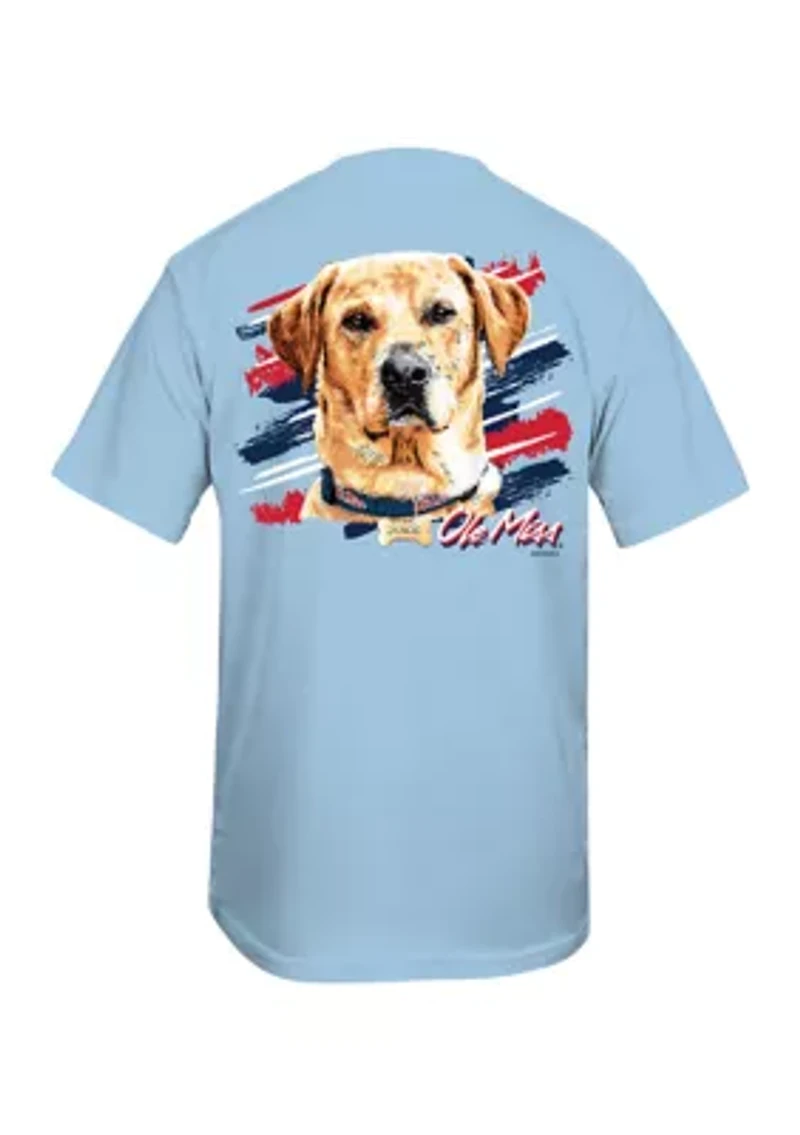 NCAA Ole Miss Rebels Sketch Mascot Graphic T-Shirt