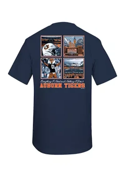 NCAA Auburn Tigers 4 Boxes Graphic T-Shirt