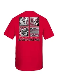 NCAA NC State Wolfpack 4 Boxes Graphic T-Shirt