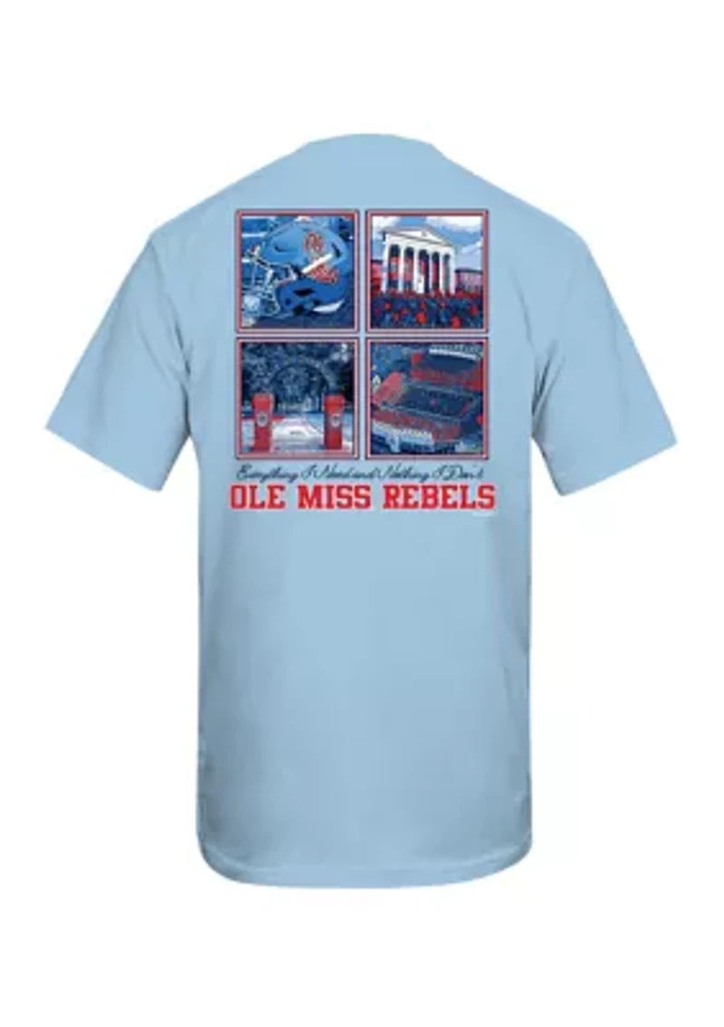 NCAA Ole Miss Rebels 4 Boxes Graphic T-Shirt