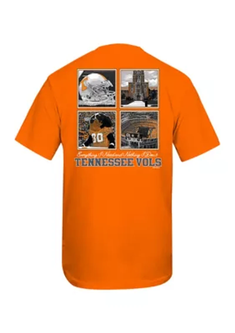 NCAA Tennessee Volunteers 4 Boxes Graphic T-Short