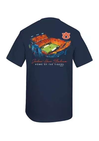 NCAA Auburn Tigers Glowing Stadium Graphic T-Shirt