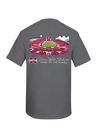 NCAA Mississippi State Bulldogs Glowing Stadium Graphic T-Shirt