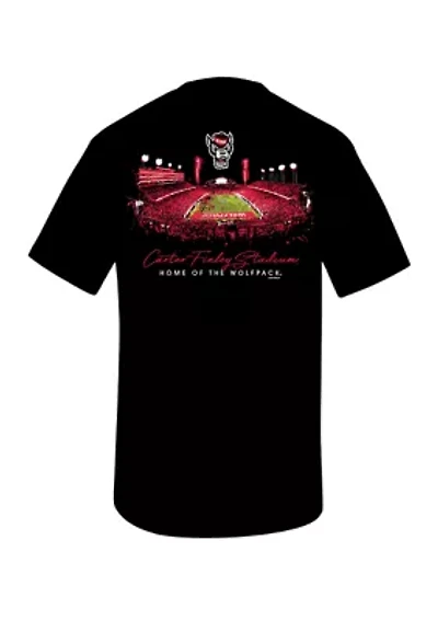 NCAA NC State Wolfpack Glowing Stadium Graphic T-Shirt