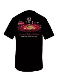 NCAA NC State Wolfpack Glowing Stadium Graphic T-Shirt