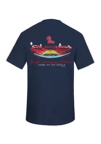 NCAA Ole Miss Rebels Glowing Stadium Graphic T-Shirt