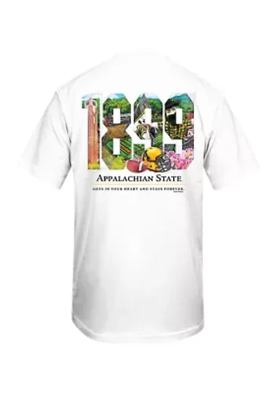 NCAA Appalachian State Mountaineers Year Painting Graphic T-Shirt
