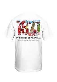 NCAA Arkansas Razorbacks Year Painting Graphic T-Shirt