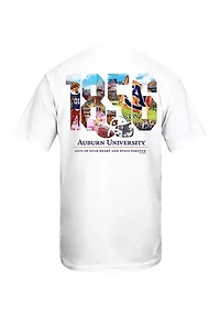NCAA Auburn Tigers Year Painting Graphic T-Shirt