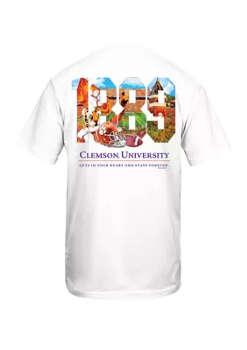 NCAA Clemson Tigers Year Painting Graphic T-Shirt
