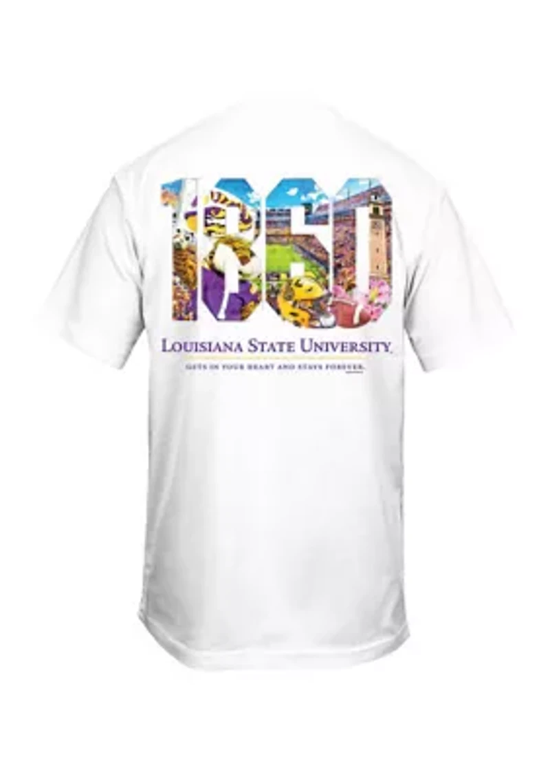 NCAA LSU Tigers Year Painting Graphic T-Shirt