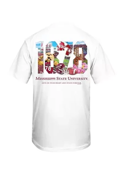 NCAA Mississippi State Bulldogs Year Painting Graphic T-Shirt