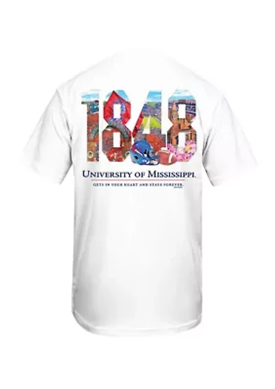 NCAA Ole Miss Rebels Year Painting Graphic T-Shirt