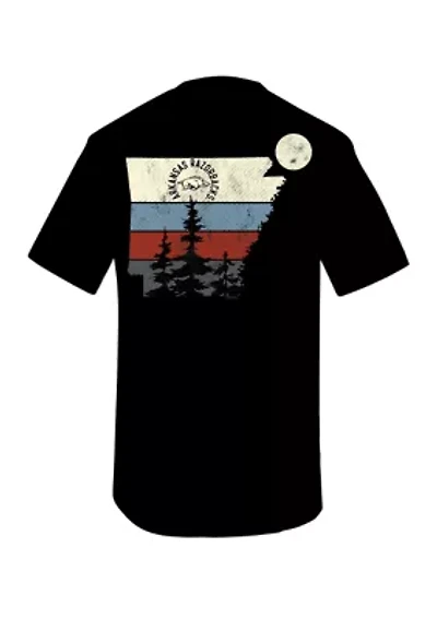 NCAA Arkansas Razorbacks Outdoorsy Graphic T-Shirt