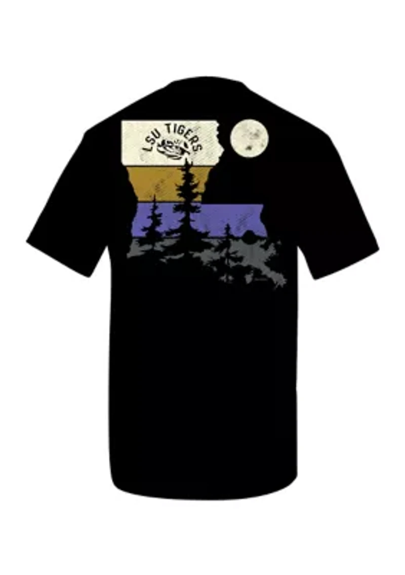 NCAA LSU Tigers Outdoorsy Graphic T-Shirt