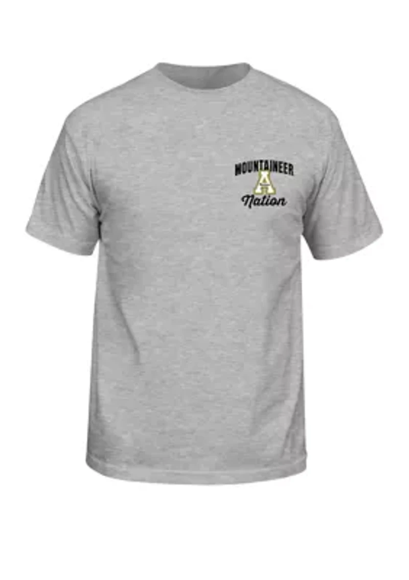 NCAA Appalachian State Mountaineers One Nation Team Graphic T-Shirt