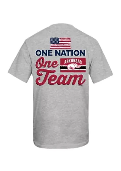 NCAA Arkansas Razorbacks One Nation Team Graphic T-Shirt