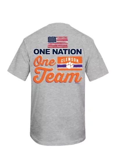 NCAA Clemson Tigers One Nation Team Graphic T-Shirt