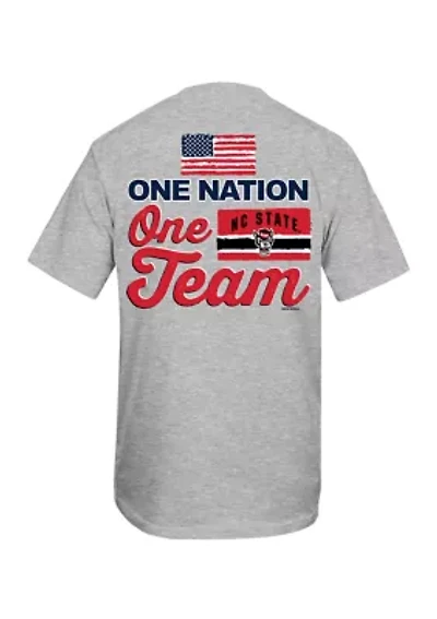 NCAA NC State Wolfpack One Nation Team Graphic T-Shirt