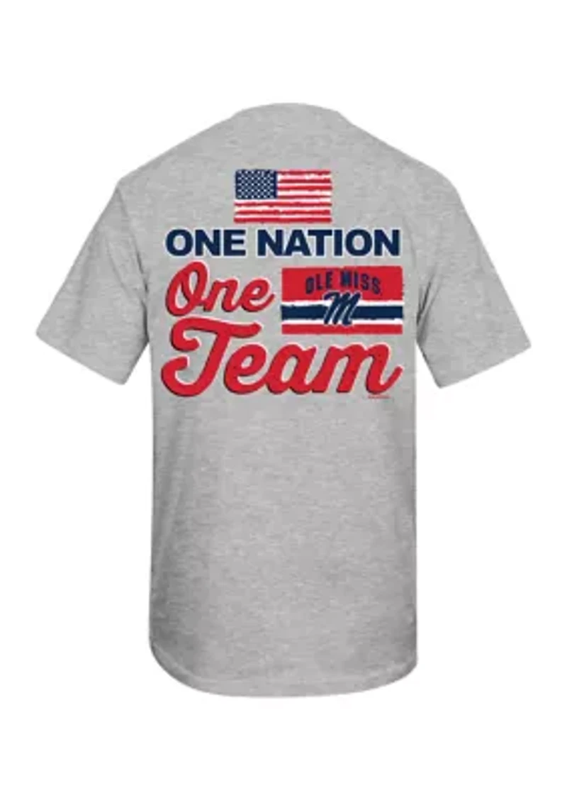 NCAA Ole Miss Rebels One Nation Team Graphic T-Shirt