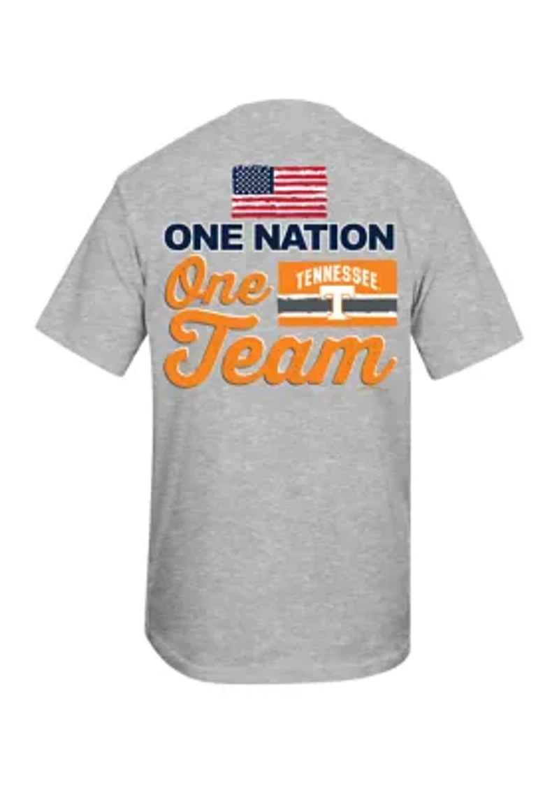 NCAA Tennessee Volunteers One Nation Team Graphic T-Shirt