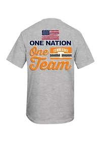 NCAA Tennessee Volunteers One Nation Team Graphic T-Shirt