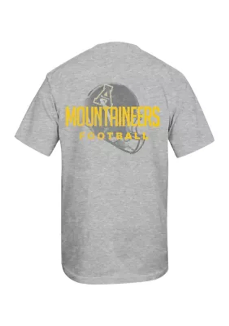 NCAA Appalachian State Mountaineers Faded Helmet Graphic T-Shirt