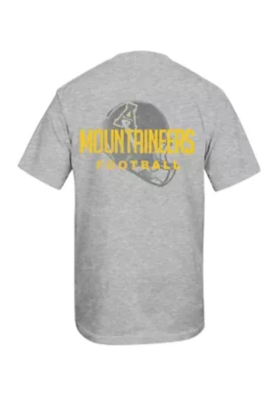 NCAA Appalachian State Mountaineers Faded Helmet Graphic T-Shirt