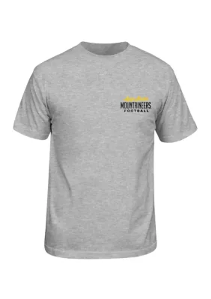 NCAA Appalachian State Mountaineers Faded Helmet Graphic T-Shirt