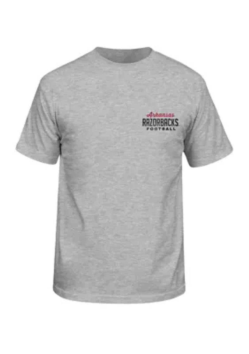 NCAA Arkansas Razorbacks Faded Helmet Graphic T-Shirt