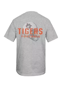 NCAA Auburn Tigers Faded Helmet Graphic T-Shirt