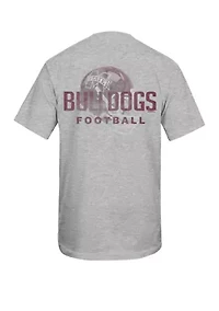 NCAA Mississippi State Bulldogs Faded Helmet Graphic T-Shirt