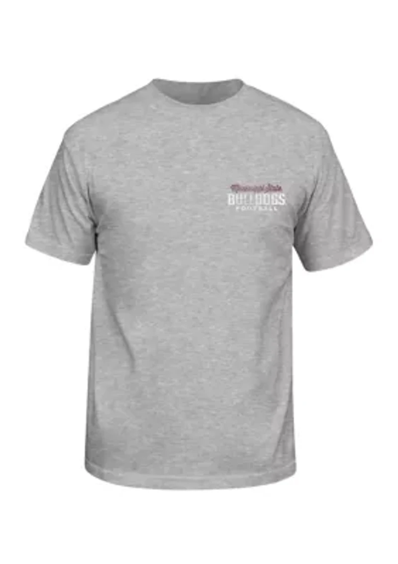 NCAA Mississippi State Bulldogs Faded Helmet Graphic T-Shirt