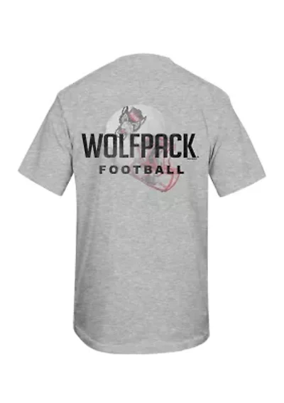 NCAA NC State Wolfpack Faded Helmet Graphic T-Shirt