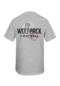 NCAA NC State Wolfpack Faded Helmet Graphic T-Shirt