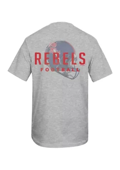 NCAA Ole Miss Rebels Faded Helmet Graphic T-Shirt