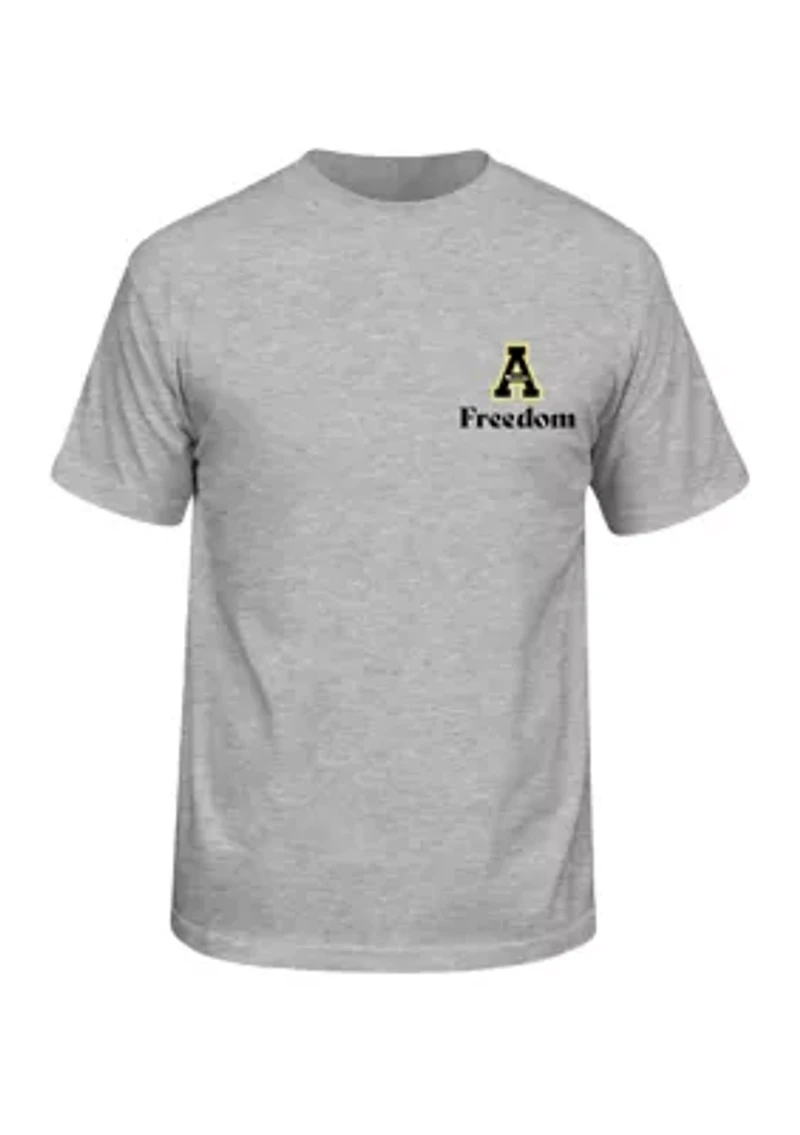 NCAA Appalachian State Mountaineers Free Helmet Graphic T-Shirt