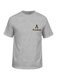 NCAA Appalachian State Mountaineers Free Helmet Graphic T-Shirt