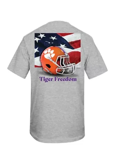 NCAA Clemson Tigers Free Helmet Graphic T-Shirt