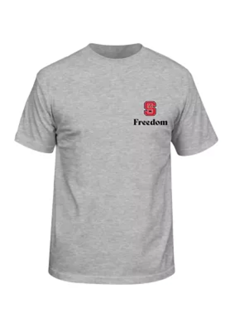 NCAA NC State Wolfpack Free Helmet Graphic T-Shirt