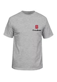 NCAA NC State Wolfpack Free Helmet Graphic T-Shirt