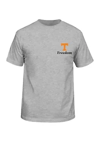 NCAA Tennessee Volunteers Free Helmet Graphic T-Shirt