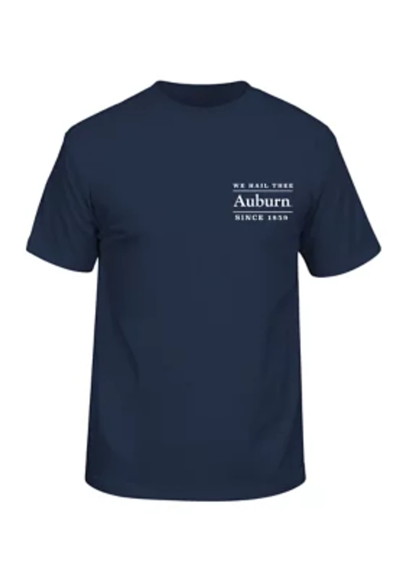 NCAA Auburn Tigers Old Building Graphic T-Shirt