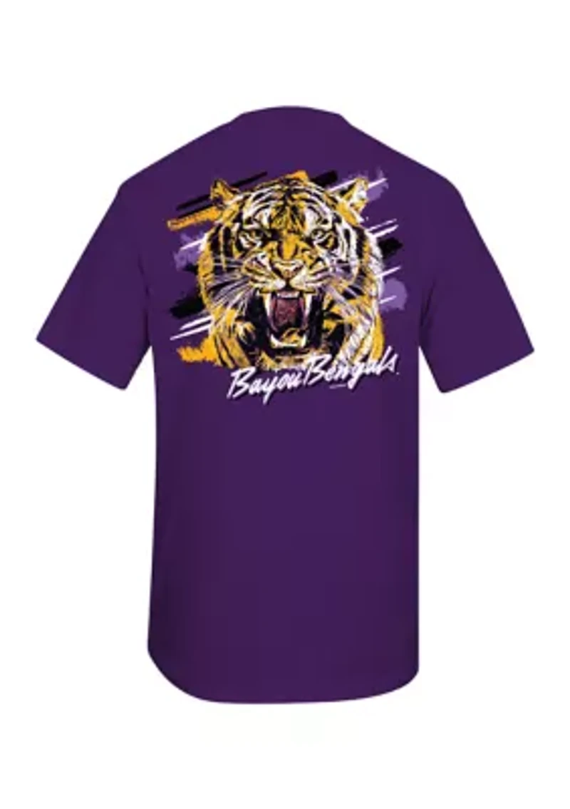 NCAA LSU Tigers Old Building Graphic T-Shirt