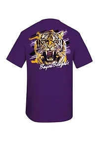 NCAA LSU Tigers Old Building Graphic T-Shirt