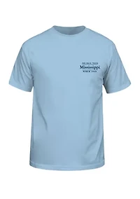 NCAA Ole Miss Rebels Old Building Graphic T-Shirt