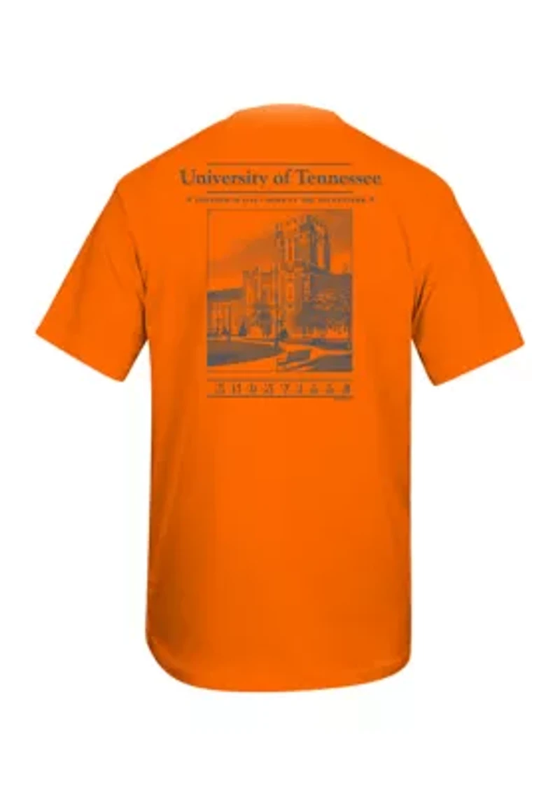 NCAA Tennessee Volunteers Old Building Graphic T-Shirt