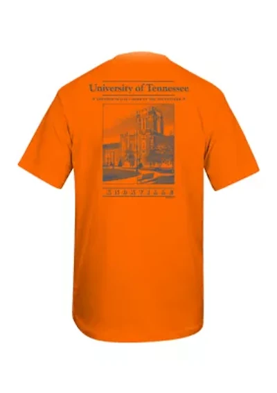 NCAA Tennessee Volunteers Old Building Graphic T-Shirt