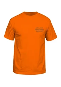 NCAA Tennessee Volunteers Old Building Graphic T-Shirt