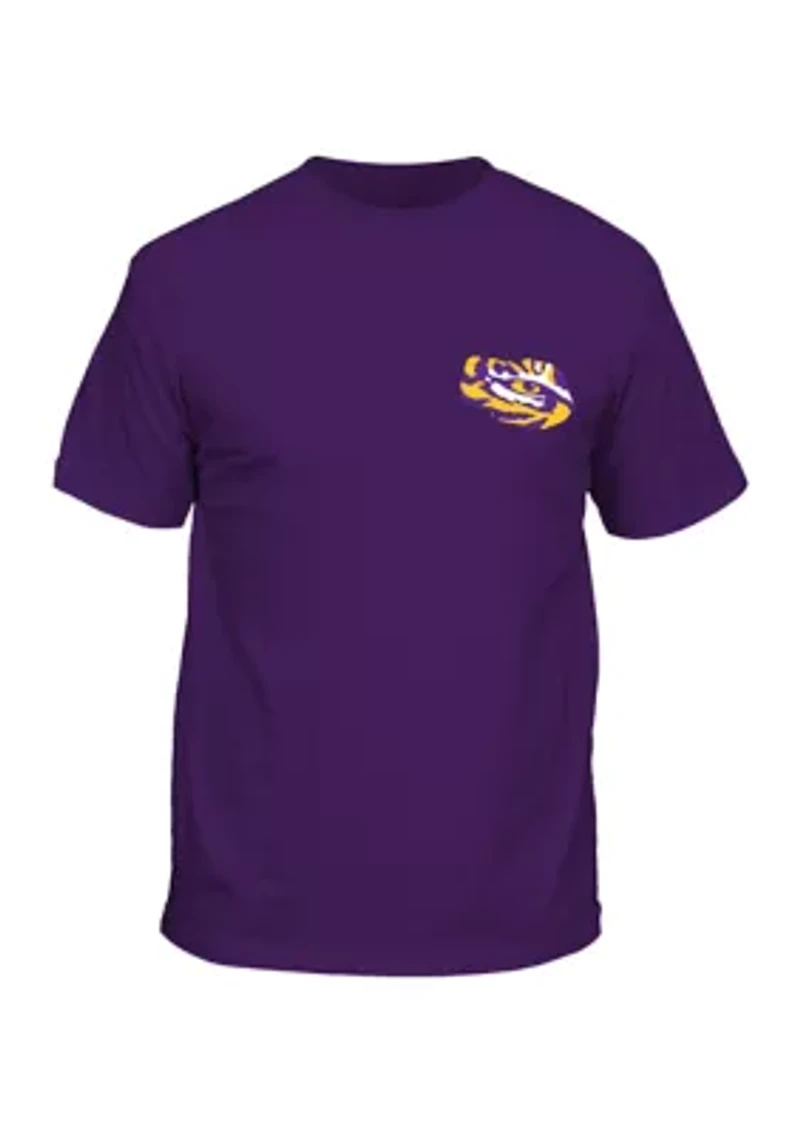 NCAA LSU Tigers Straight Hem Graphic T-Shirt